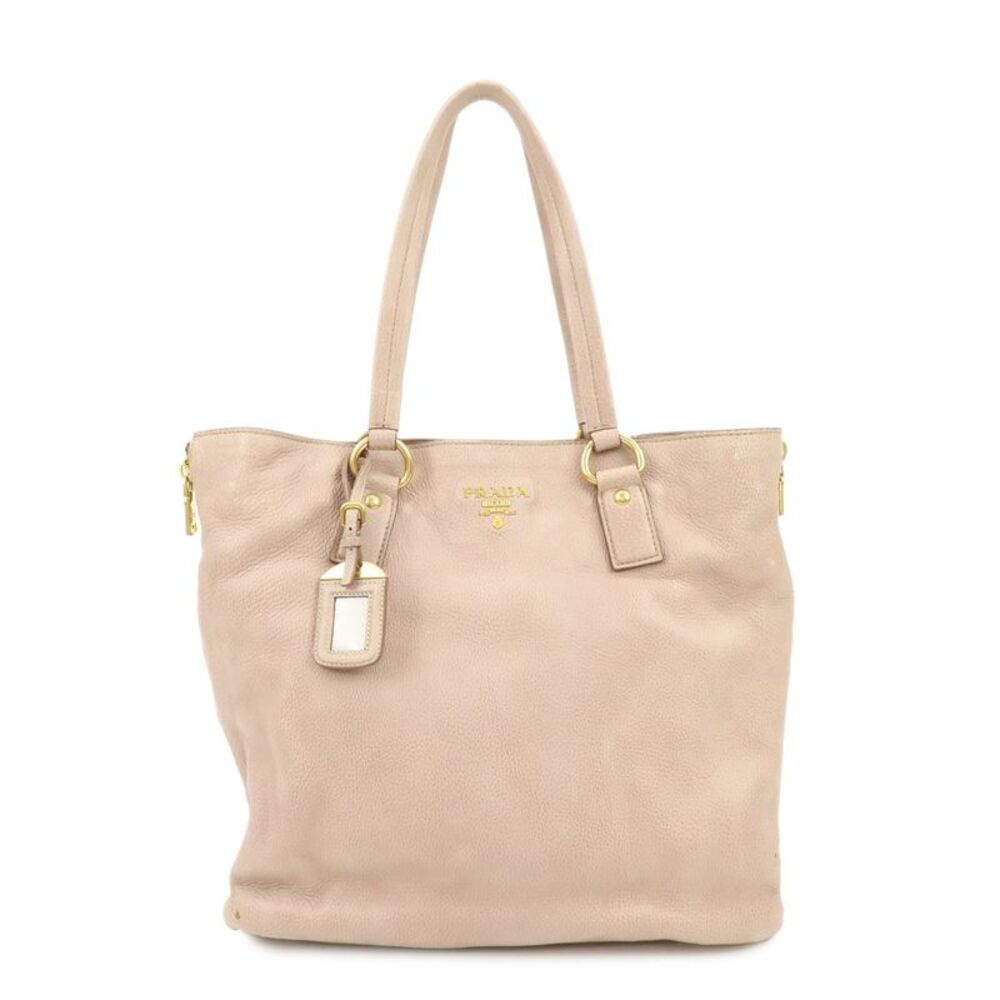 Prada Vitello Daino Leather Pink Leather Shoulder Bag Bag